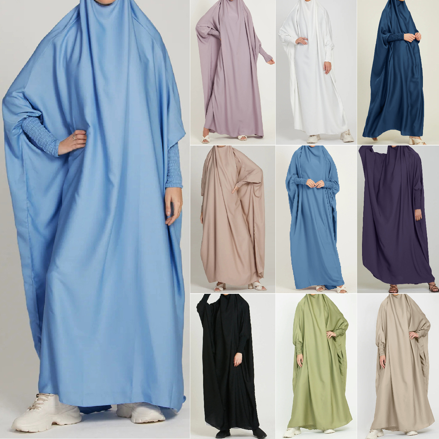 Solid Color Robe Dress Long Dr - Crossfit Indonesia recension och pris