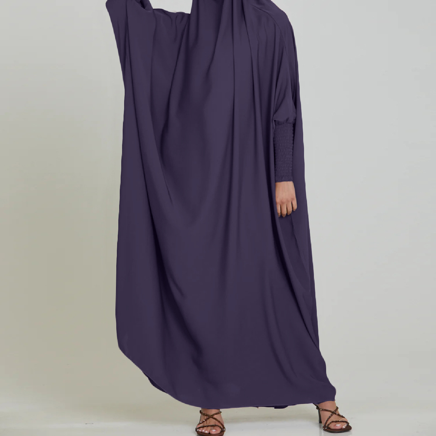 Solid Color Robe Dress Long Dr - Crossfit Indonesia recension och pris